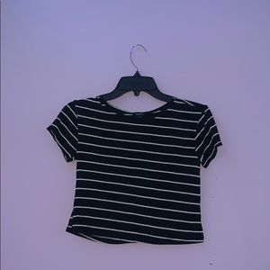Striped Crop Top